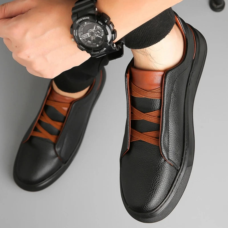 Men's Leather Casual Shoes  quality Sneakers Venice Collections
