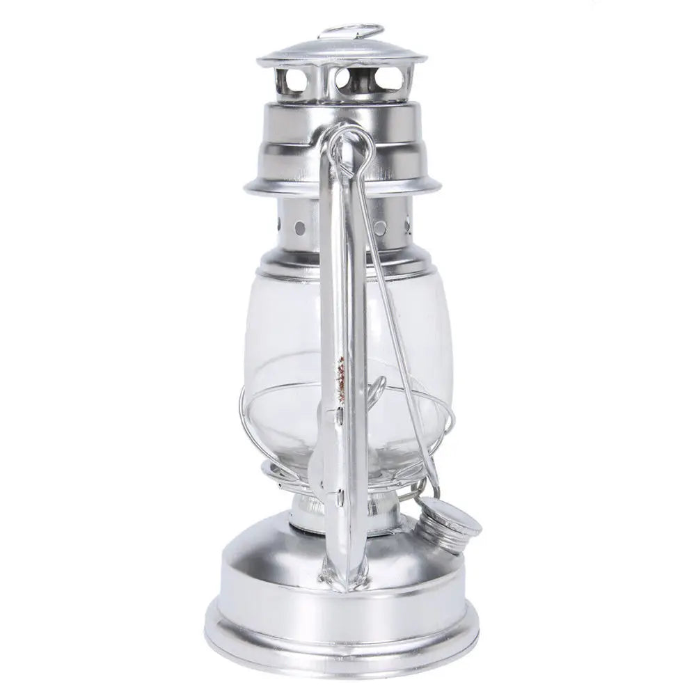 Retro Metal Hurricane Lantern – Handheld Outdoor Venice Collections