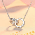 New 925 Sterling Silver Necklace Moissanite Pendant for Women Noble Wedding Jewelry Fine Fashion Party Gift High Quality Venice Collections
