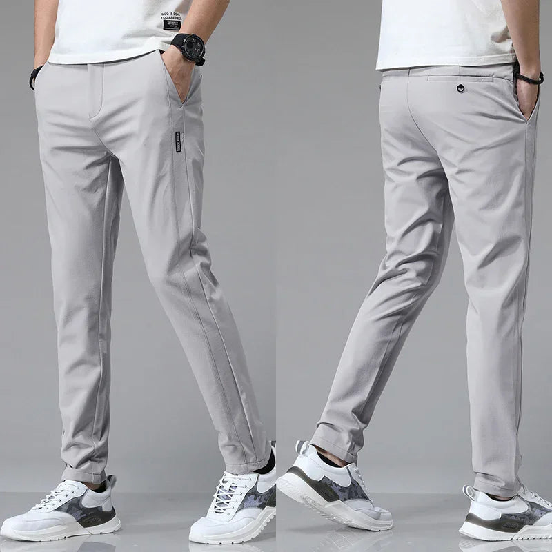Stretch Slim Straight Casual Pants High Quality Venice Collections