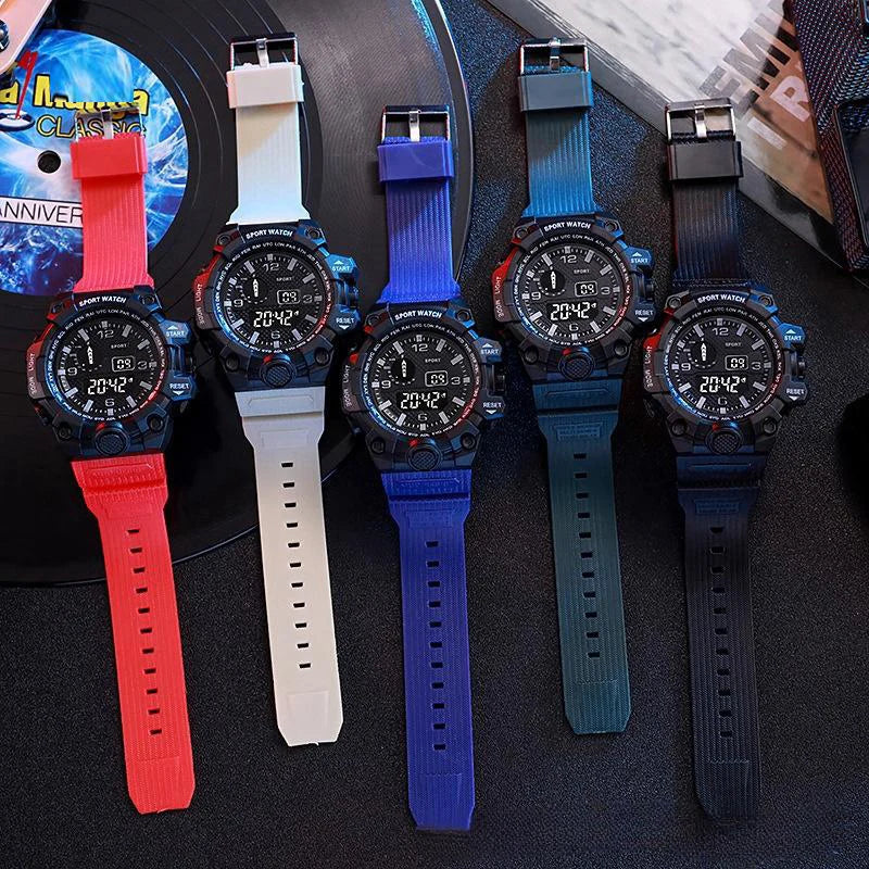 Men's Watch Sports Electronic Wristwatch Large dial Multifunctional Waterproof Venice Collections