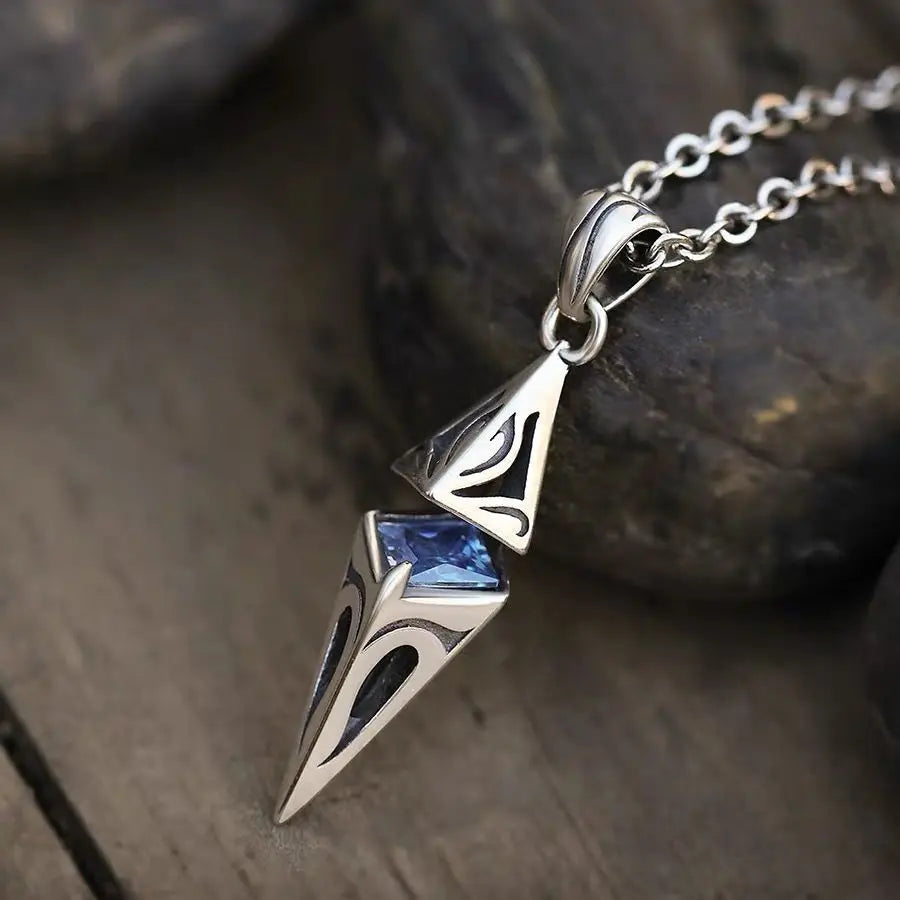 Silver Zircon Pendant Necklace Venice Collections
