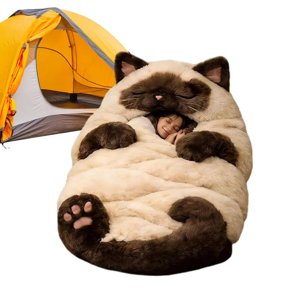 Sleeping Bag Soft Warm Room Decor Cat Venice Collections