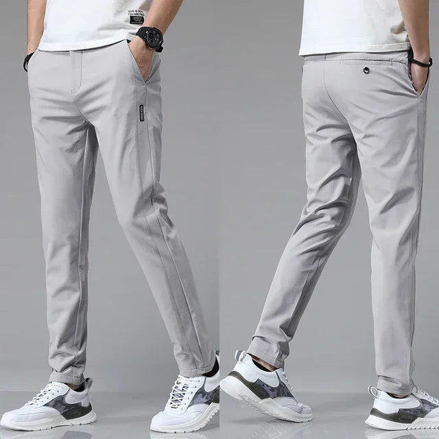 Stretch Slim Straight Casual Pants High Quality Venice Collections