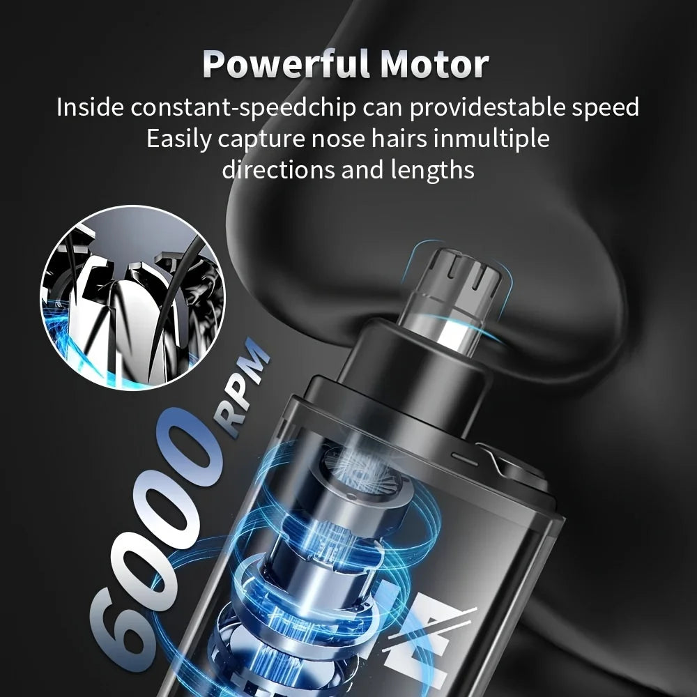 Men’s USB Rechargeable Nose & Ear Hair Trimmer – Portable Venice Collections