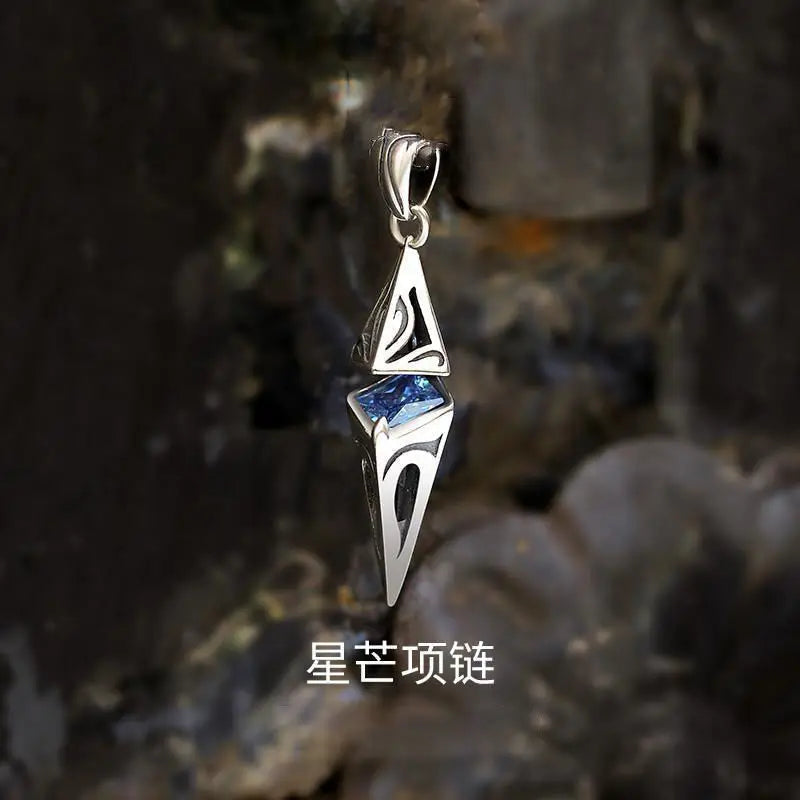 Silver Zircon Pendant Necklace Venice Collections