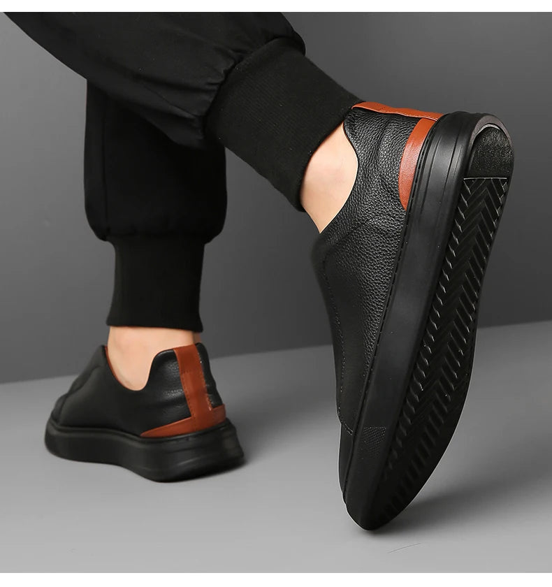 Men's Leather Casual Shoes  quality Sneakers Venice Collections