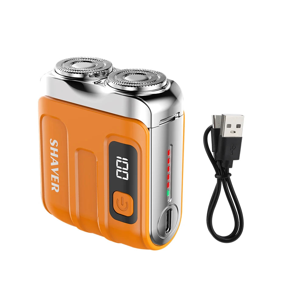 Waterproof Electric Smart Shaver Travel Razor Mini Dual Blade Shaver Venice Collections