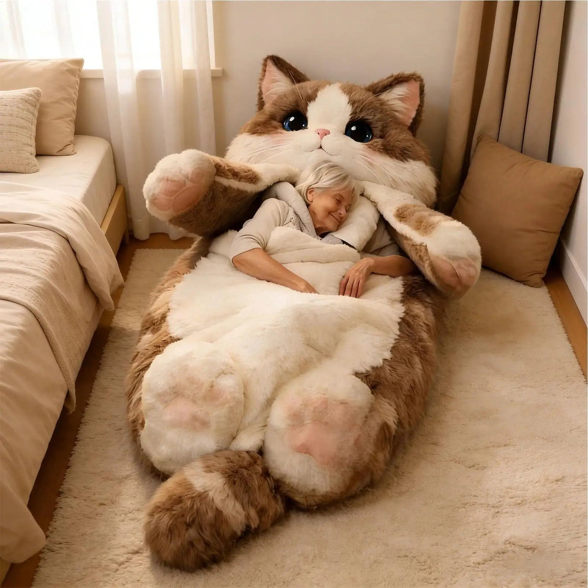 Sleeping Bag Soft Warm Room Decor Cat Venice Collections