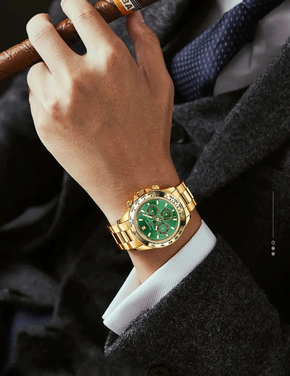ROLENDO Luxury Men Automatic Diver Watch 40.5mm Mineral Crystal Luminous Date 300M Waterproof High-end Men's Wristwatch Gift Venice Collections