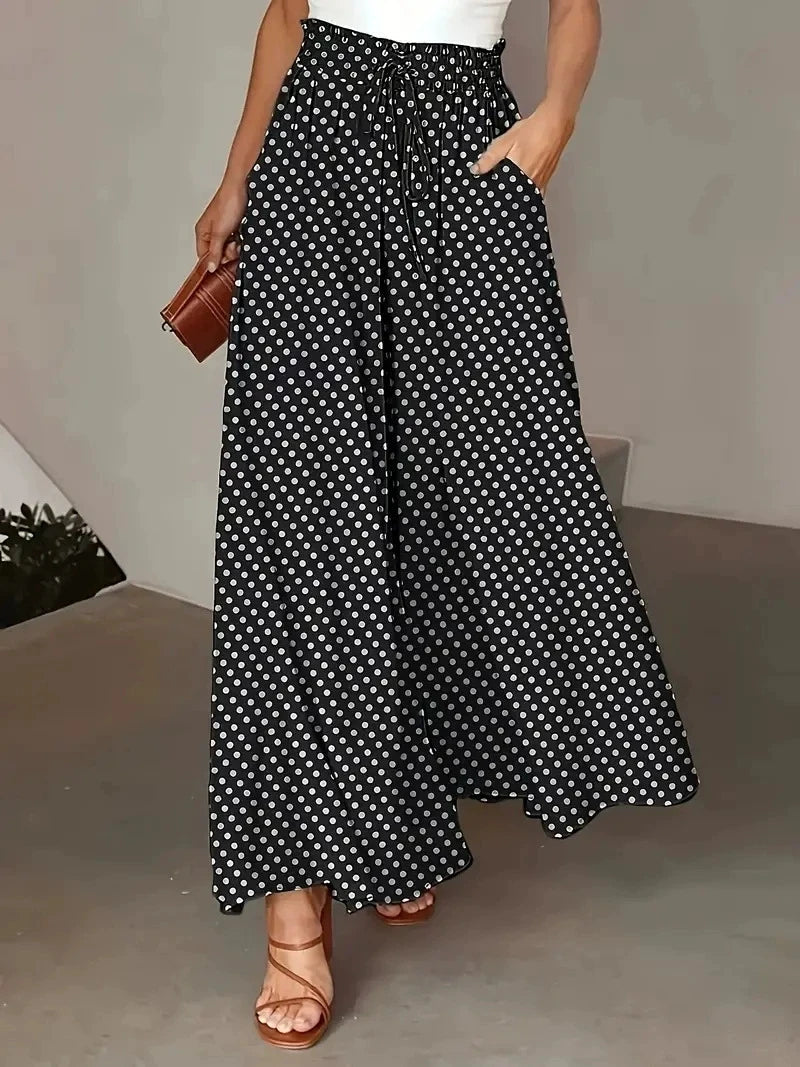 Summer Bohemian Wide-Leg Pants Venice Collections
