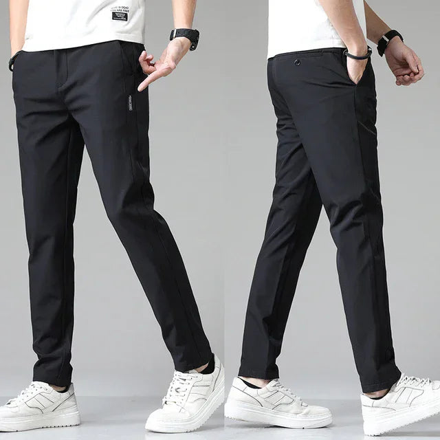 Stretch Slim Straight Casual Pants High Quality Venice Collections