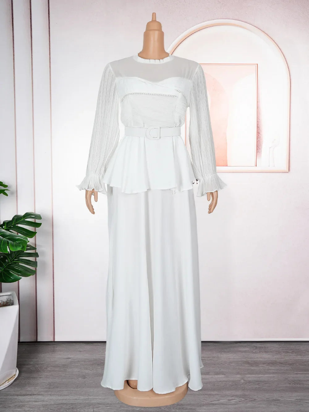 Fashion African Party Dresses for Women New Fashion Ankara Dashiki Chiffon Wedding Gown Elegant Outfits Muslim Dress Abaya Robe Venice Collections