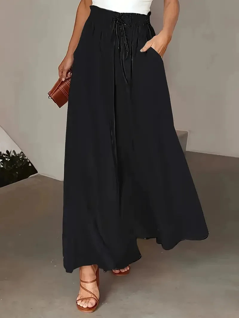 Summer Bohemian Wide-Leg Pants Venice Collections