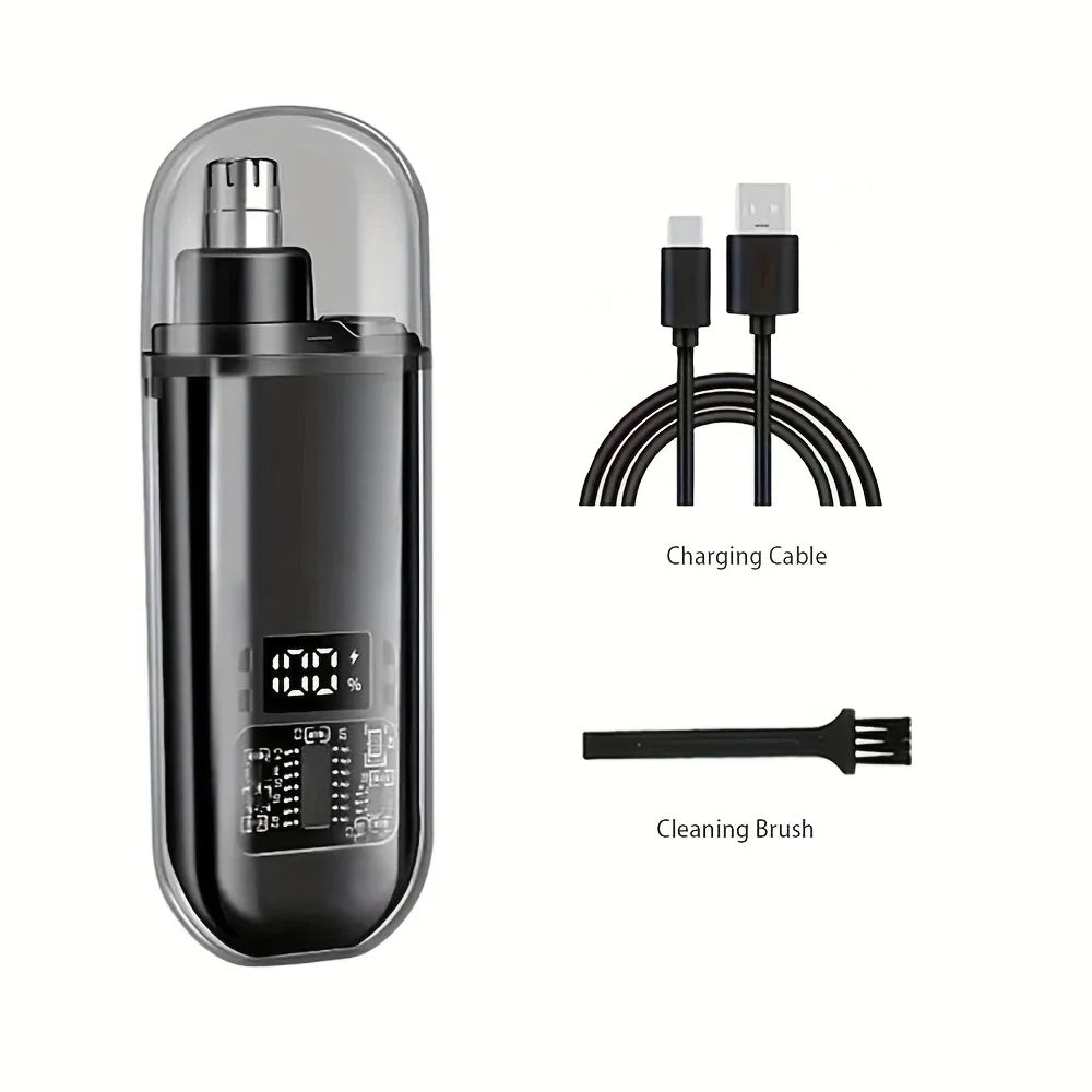 Men’s USB Rechargeable Nose & Ear Hair Trimmer – Portable Venice Collections