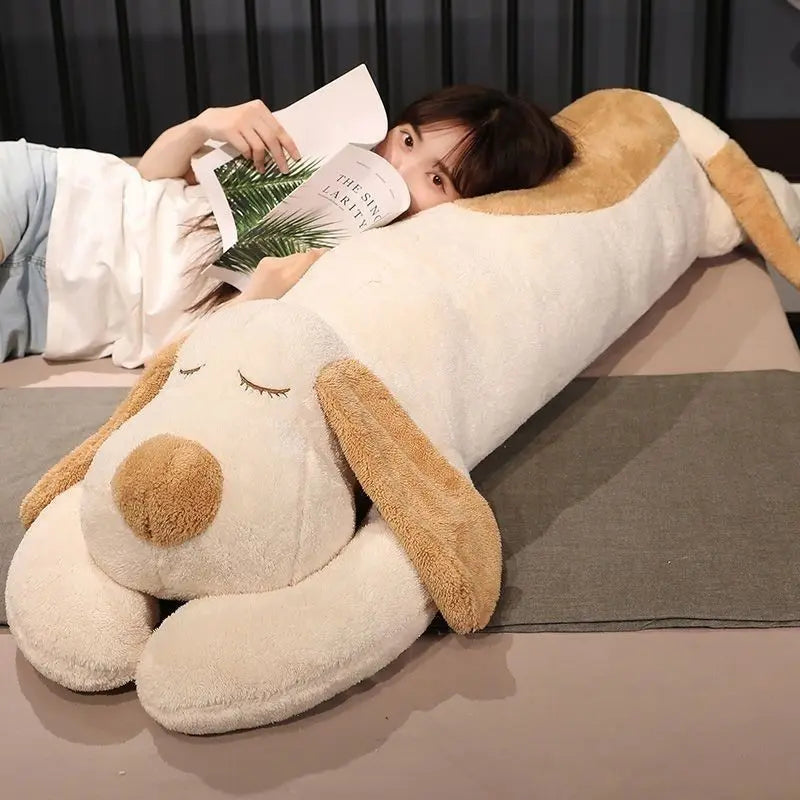 Cute Huge Long Dog Cat Plush Stuffed Animal Super Soft Puppy Hugging Pillow Cushion Decoration Sofa 100/130/150CM Kid Toy Gift Venice Collections