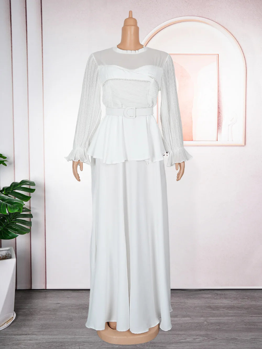 Fashion African Party Dresses for Women New Fashion Ankara Dashiki Chiffon Wedding Gown Elegant Outfits Muslim Dress Abaya Robe Venice Collections