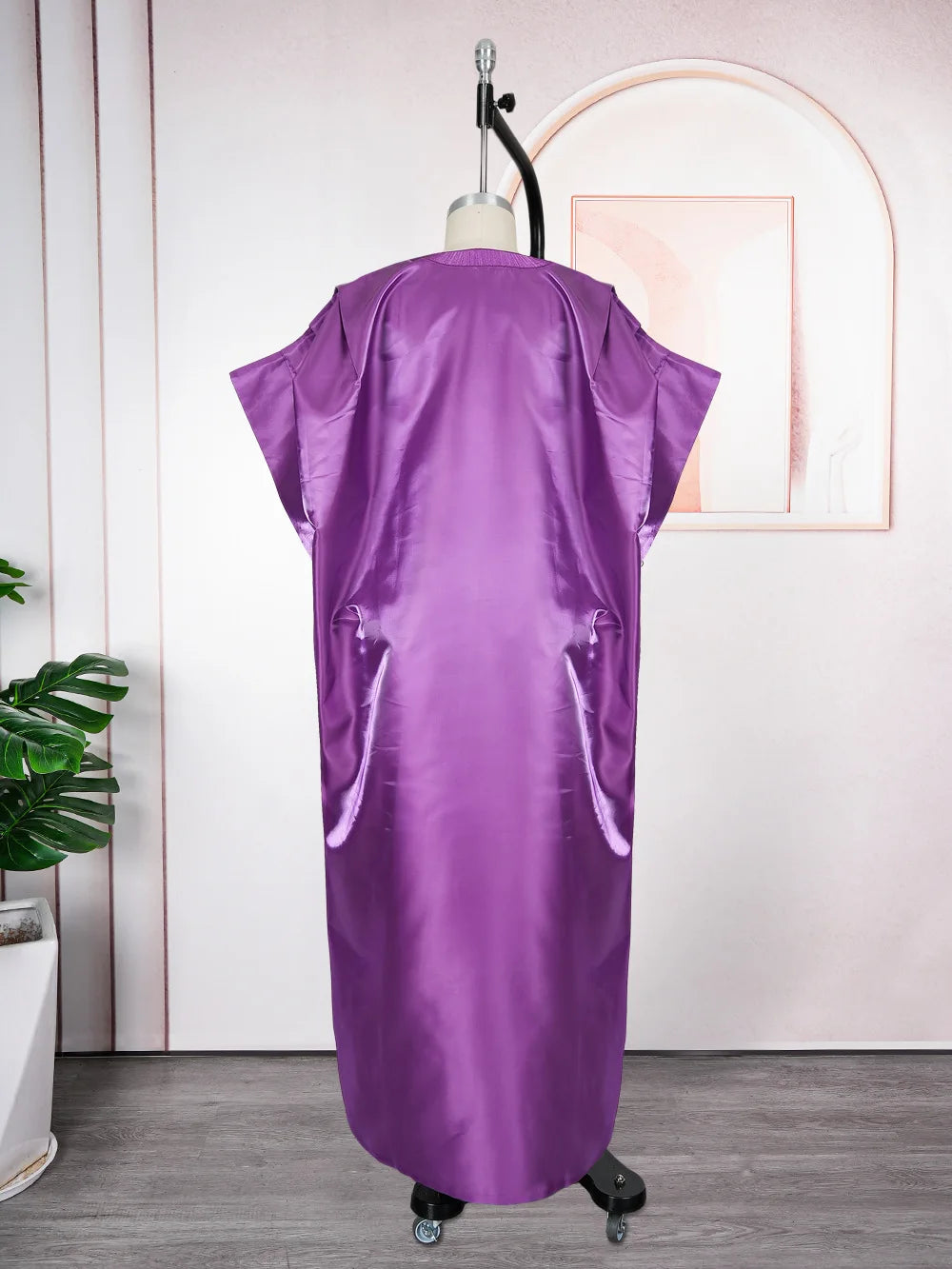 Women’s Dubai Style Satin Caftan – Modest Luxury Evening Dress 2026 Venice Collections