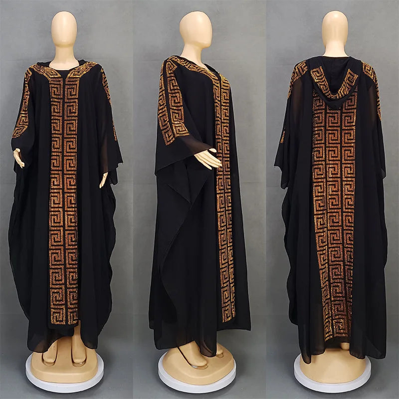 2026 Abayas for Women Dubai Luxury African Muslim Fashion Dress Caftan Wedding Party Dresses Boubou Robe African Clothing Venice Collections
