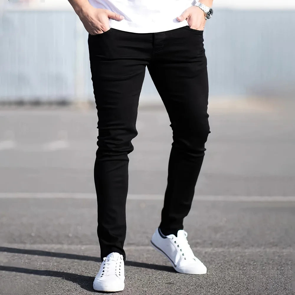 Jeans Street Casual Slim Fit Trousers Venice Collections