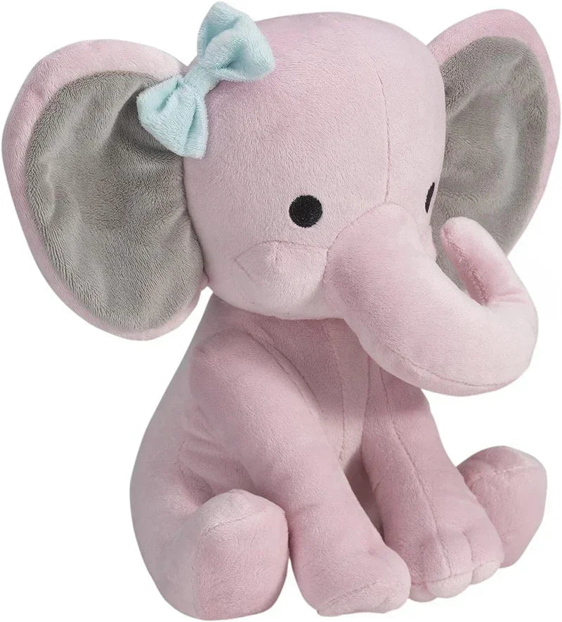 25cm Gray Elephant Plush Toy – Soft Kawaii Stuffed Pillow for Kids & Baby Room Decor Venice Collections