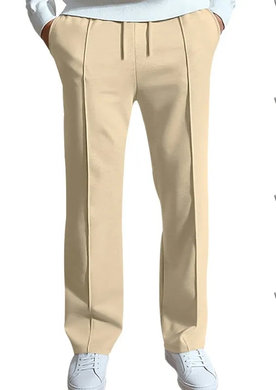 Casual Solid Color Pants – Loose Straight Fit Venice Collections